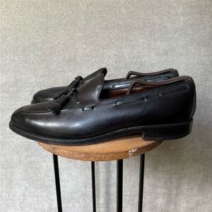 Allen Edmonds Grayson Tassel Loafer Black Leather Size 10.5 C